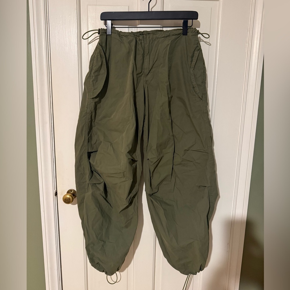 Iets Frans Women’s Cargo Pants - Army Green Size Small
